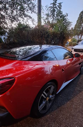 Ferrari rear quarter and clean alloy wheel